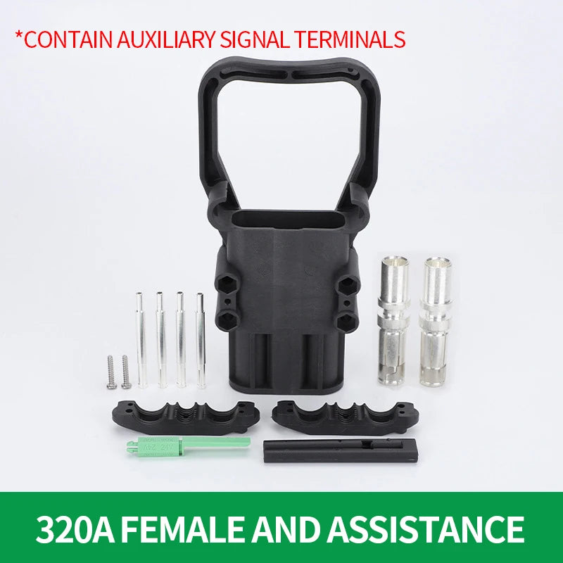 1/5/20Sets High Current REMA Type Forklift Male and Female Plug Battery Charging Connector 80A 160A 320A