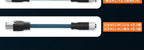 Waterproof M12 to RJ45 Network Line ip67 CAT7/CAT6A RJ45 to 4Pin 8Pin A/D/X Type Encoded Connector Cable Double Shielded Wire