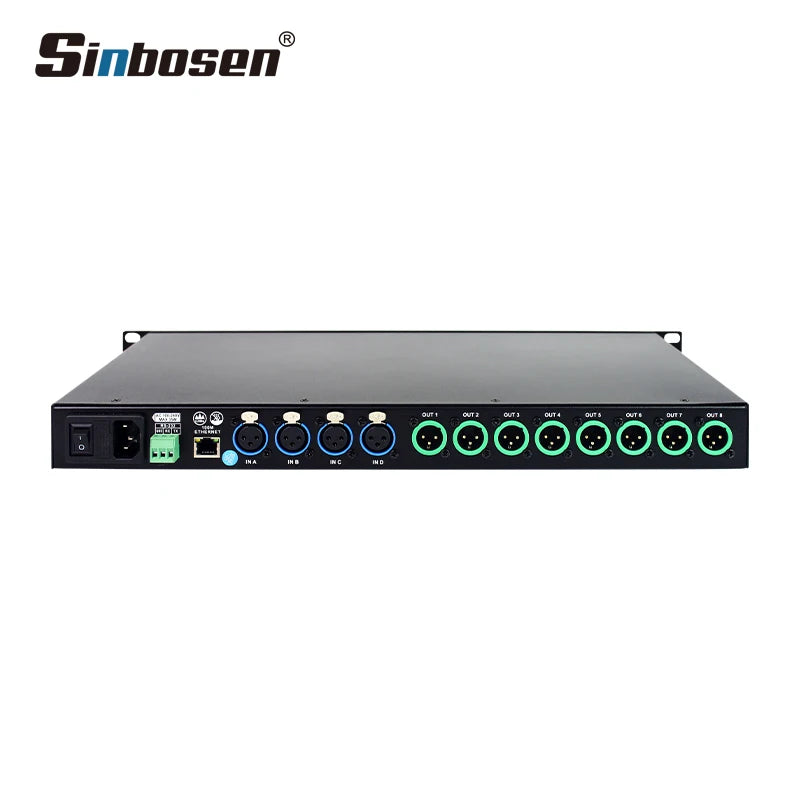 Sinbosen Digital audio processor 4 input 8 output loudspeaker management system AP48