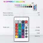 Submersible LED Lights Waterproof Underwater RGB with Remote Control Colour-Changing Light, Battery-Operated Flameless Lamps
