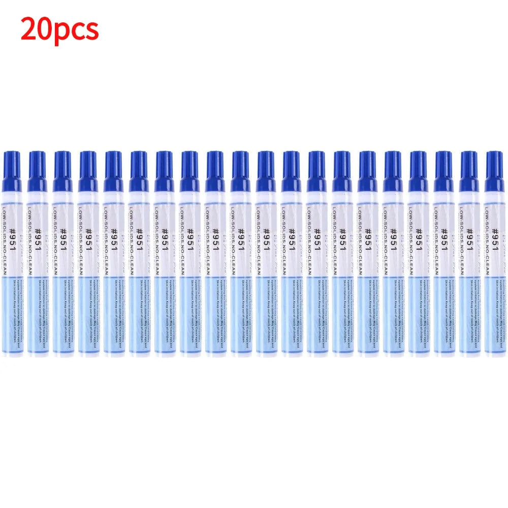 Soldering Rosin Flux Pen 951 Low Solid Non clean DIY Solder Power Cleaning free Welding Pen For Kester Soldering Solar Panel