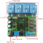 DC6.5-25V/5V 4CH Relay Control Board Opto Isolated NPN Input Digital Tube For Arduino Pro Mini Programmable Timer Module