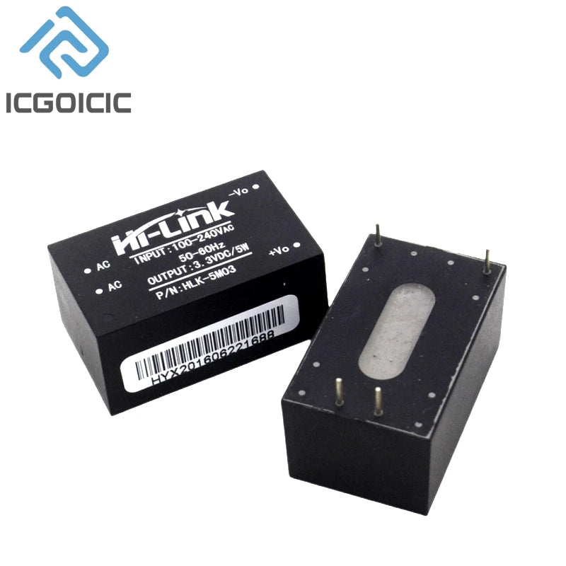 220V to 5V/3.3V/9/12V/24V 3W 5W Mini Power Supply Module Step Down Buck Module AC to DC HLK-5M03/09/12/24 HLK-PM03/09/0612/24