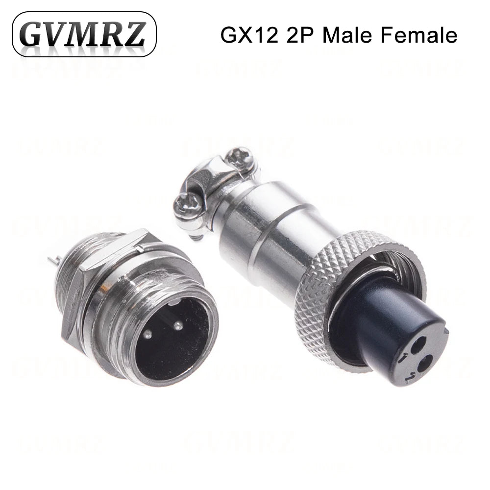 GX12 2 3 4 5 6 Pin Docking Aviation Plug Socket Waterproof Circular Connector