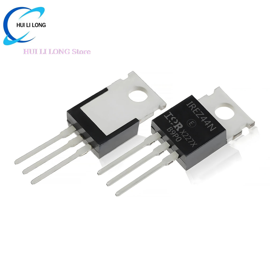 5/10/20pcs IRFZ44N IRFZ44 N-Channel Power MOSFET Transistor, International Rectifier Power 49A 55V 3-Pin TO-220