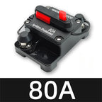 20A to 300A 12V-48V Circuit Breaker Power Protect Fuse Trolling with Manual Reset Waterproof Car Boat Manual 30A 80A 100A 300A