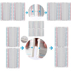 MB-102 Breadboard 400 830 Point Solderless PCB Bread Board Jumper Wire Cable Test Develop DIY for Arduino Kit