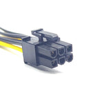 1/2/5/10pcs Double 15Pin SATA Male To 6Pin PCI-E Male Video Card Power Supply Adapter Cables Graphics Adapter Extension Cord