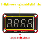0.36 Inch 4 Digit 7 Segment LED Display TM1650 Driver Chip 3.3V 5V PH2.0 Interface Red Light for Arduino ESP32 Microbit Raspberr
