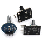 MGQH 360 Degrees Rotary Encoder Module For Arduino Brick Sensor Switch Development Board KY-040 With Pins