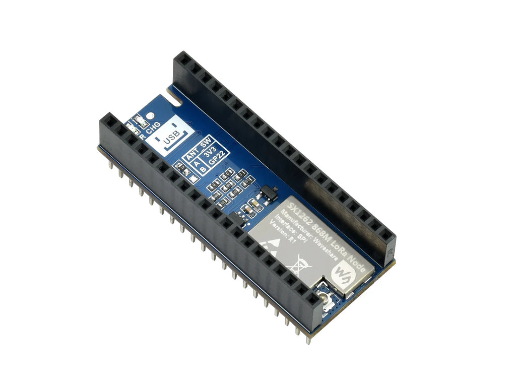 SX1262 LoRa Node Module Raspberry Pi Pico LoRaWAN Choice Of Frequency Band SX1262 LoRa Node Module