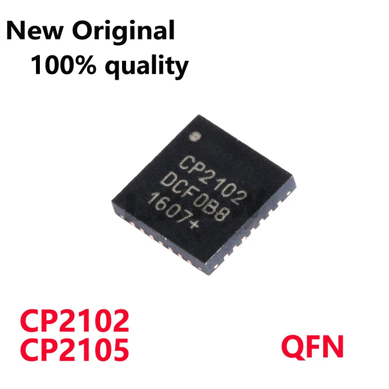 5/PCS New Original CP2102 CP2102-GMR QFN28 CP2105 CP2105-F01-GMR QFN24 USB to UART bridge controller chip In Stock