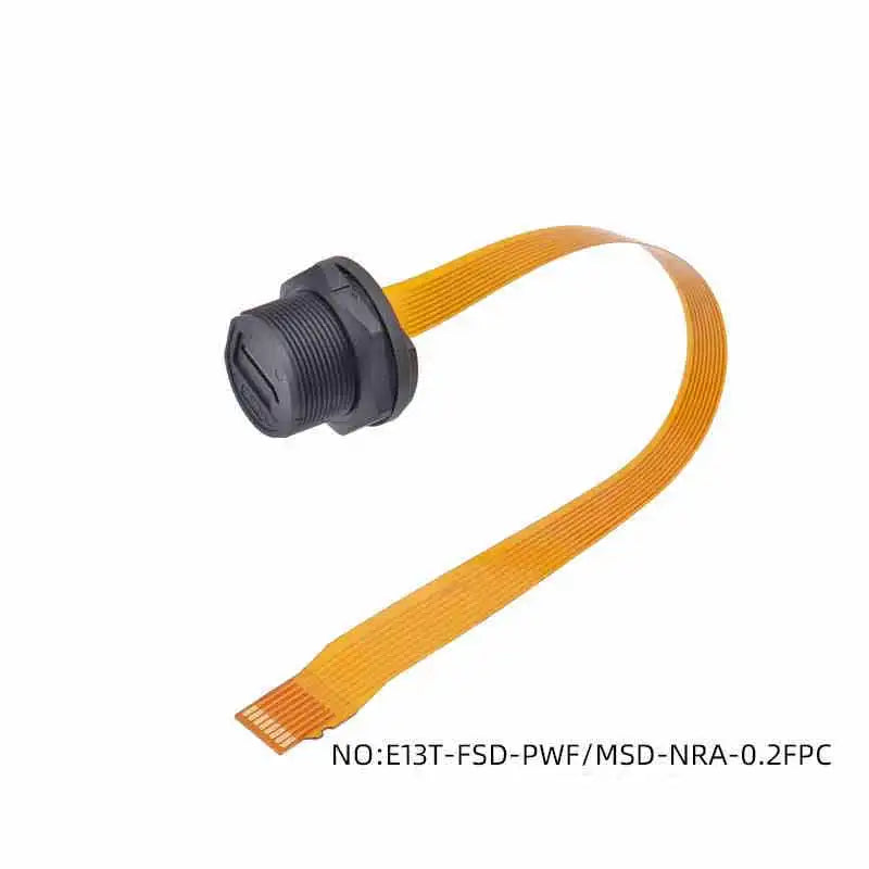 TF Mini Waterproof SIM Card Adaptor IP67 Panel Mount Connector SDTF Interface SIM Card Socket Data Flexible FPC Extension Cable