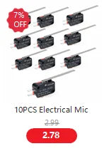 V-15 V-151 V-152 V-153 V-154 V-155 V-156-1C25 Micro Switch 16A 250VAC SPDT Momentary Travel Limit Switch 1NO1NC Lever Roller