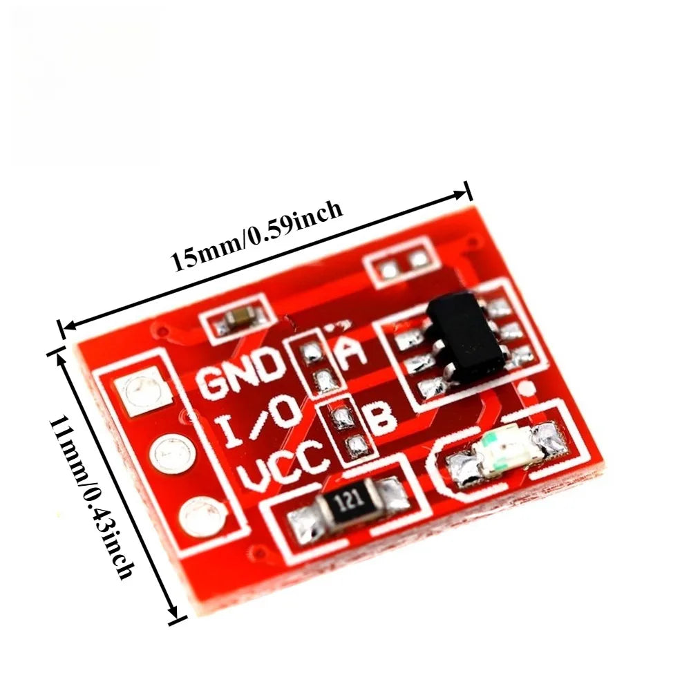 TTP223 Touch Sensor 10Pcs Capacitive Touch Switch Module Toggle Momentary Mode For Arduino ESP8266 Home Appliance Light Control
