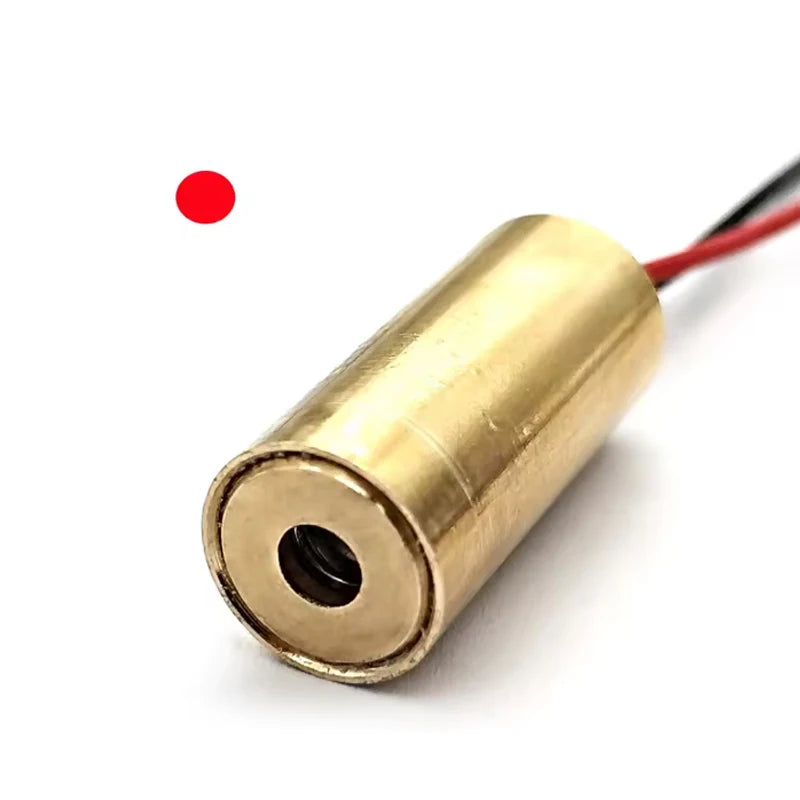 9mm Adjustable Focus Red Laser Diode Head 650nm 5mW 3V Dot Line Cross Module for Arduino Leveling Pointer DIY Electronic Kit