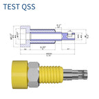 QSS 10PCS 2MM Banana Socket Banana Plug Jack Electrical Connector Terminal Test Hole Electrical Tool