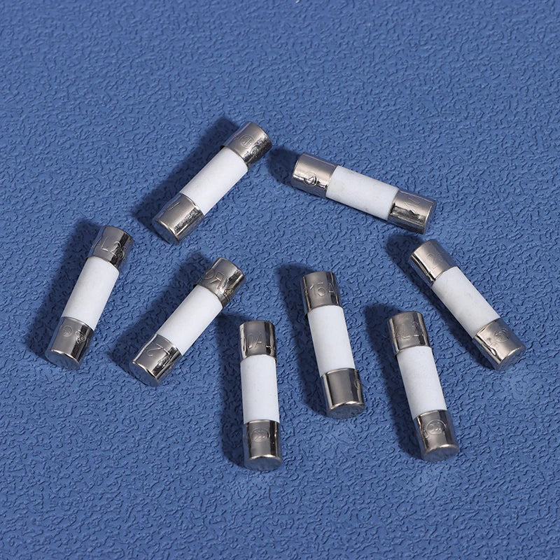 100Pcs Ceramic Fuse  5MM X 20MM Slow Blow T 0.25A 0.5A 1A 2A 3A 5A 8A 10A 15A 20A 250V Ceramic Fuse