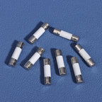 100Pcs Ceramic Fuse  5MM X 20MM Slow Blow T 0.25A 0.5A 1A 2A 3A 5A 8A 10A 15A 20A 250V Ceramic Fuse