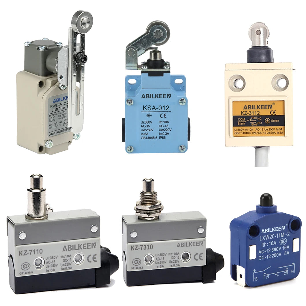 ABILKEEN Stainless Steel IP66 Waterproof KSA Series Industrial Machine Limit Switch Multiple Styles Limit Switch Available