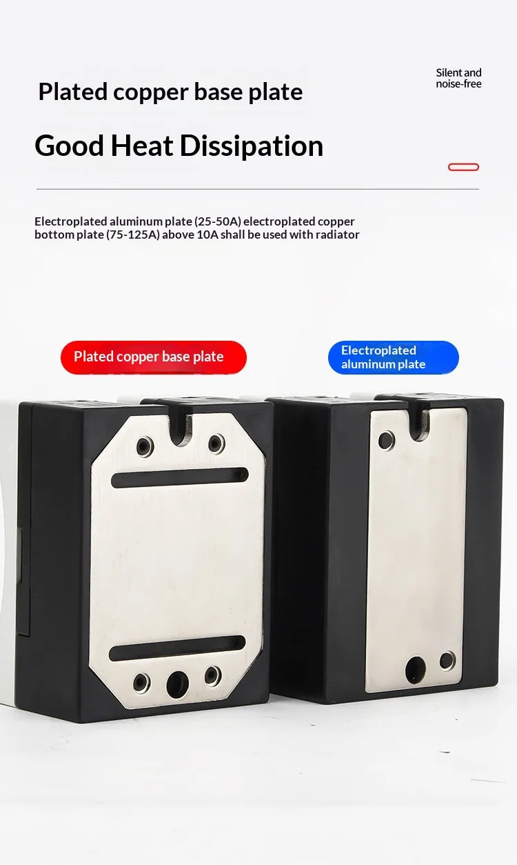 RM1A Series Solid State Relay 25A  40A 50A 75A Zero Cross SSR DC to AC for Heater Control