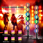 6‑Head Retro Stage Light MAX 300W COB RGB Effect Light DMX512 Voice Control 15/33CH Strobe Party Bar DJ Show Lighting IP20