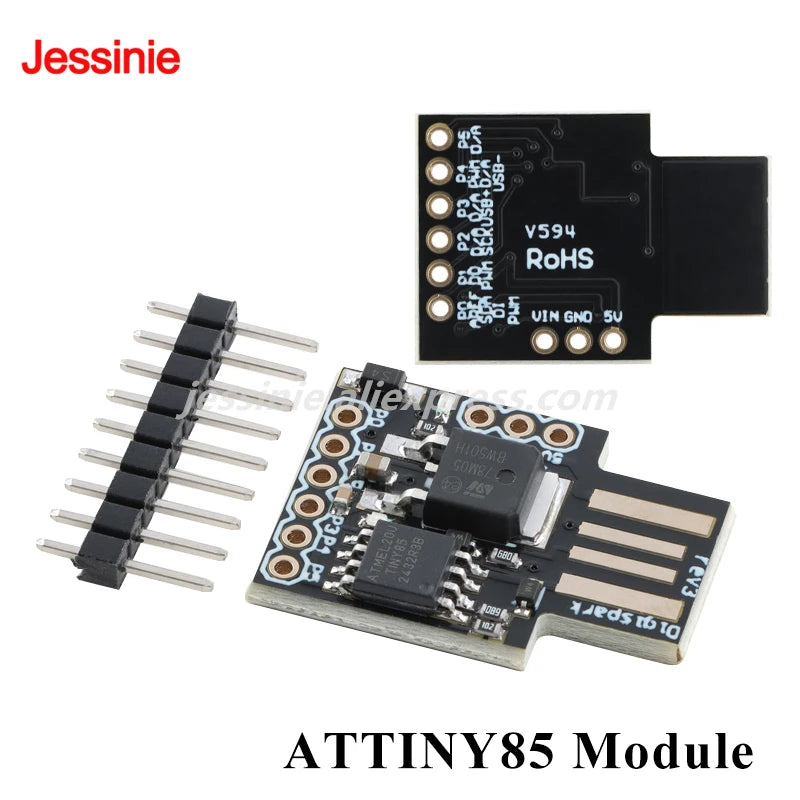 10pcs/1pc ATTINY85 Micro Type-C Development Board 8-bit AVR Microcontroller Module Digispark Kicksta Expansion Board for Arduino