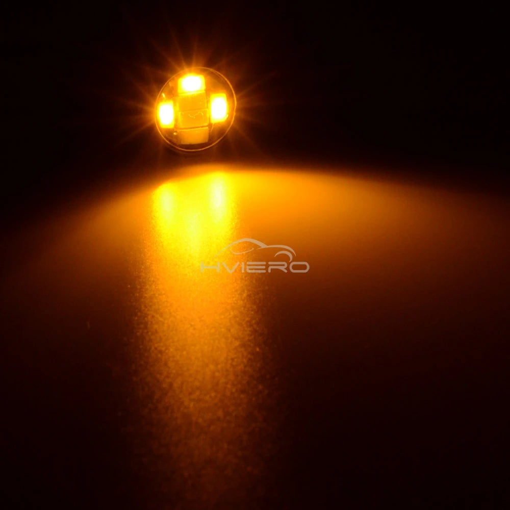 2pcs Car Daytime Running Lights White Yellow Eagle Eye LED 12V 5730 6smd Reversing Parking Tail Bulb Turn Signal Lamp Waterproof