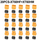 XT60H Connector Plug with Sheath Housing Female Male XT60 Bullet Adapters Connectors for RC Lipo Battery Car Drone Airplane