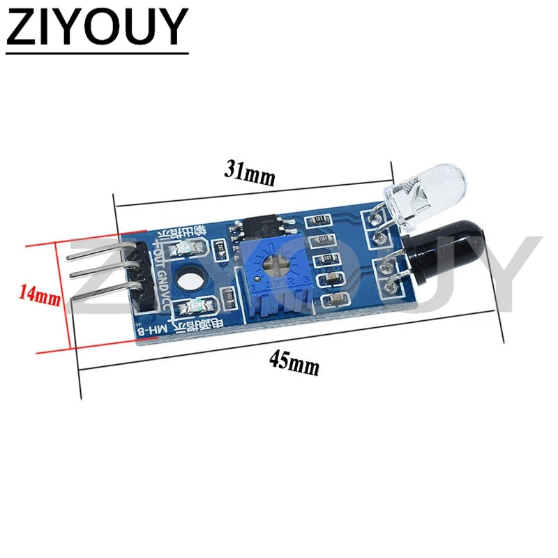 5-10PCS IR Infrared Obstacle Avoidance Sensor Module For Arduino Smart Car Robot