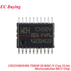 10Pcs/1pc CH32V003 Development Board Minimum System Core Board RISC-V 32-bit CH32V003F4P6 Chip Microcontroller MCU Module