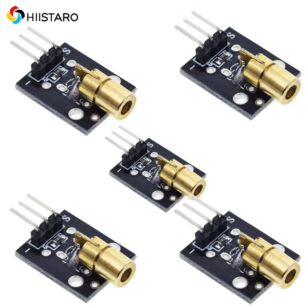 5/10Pcs KY-008 Laser Head Sensor Module 650nm Laser Module 5V Suitable for UNO R3