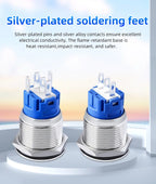 Metal Switch Button Push With Wire Waterproof on off 12mm 16mm 19mm 22mm Momentary/Latching Led Light Start Stop 5V 12V 24V 220V