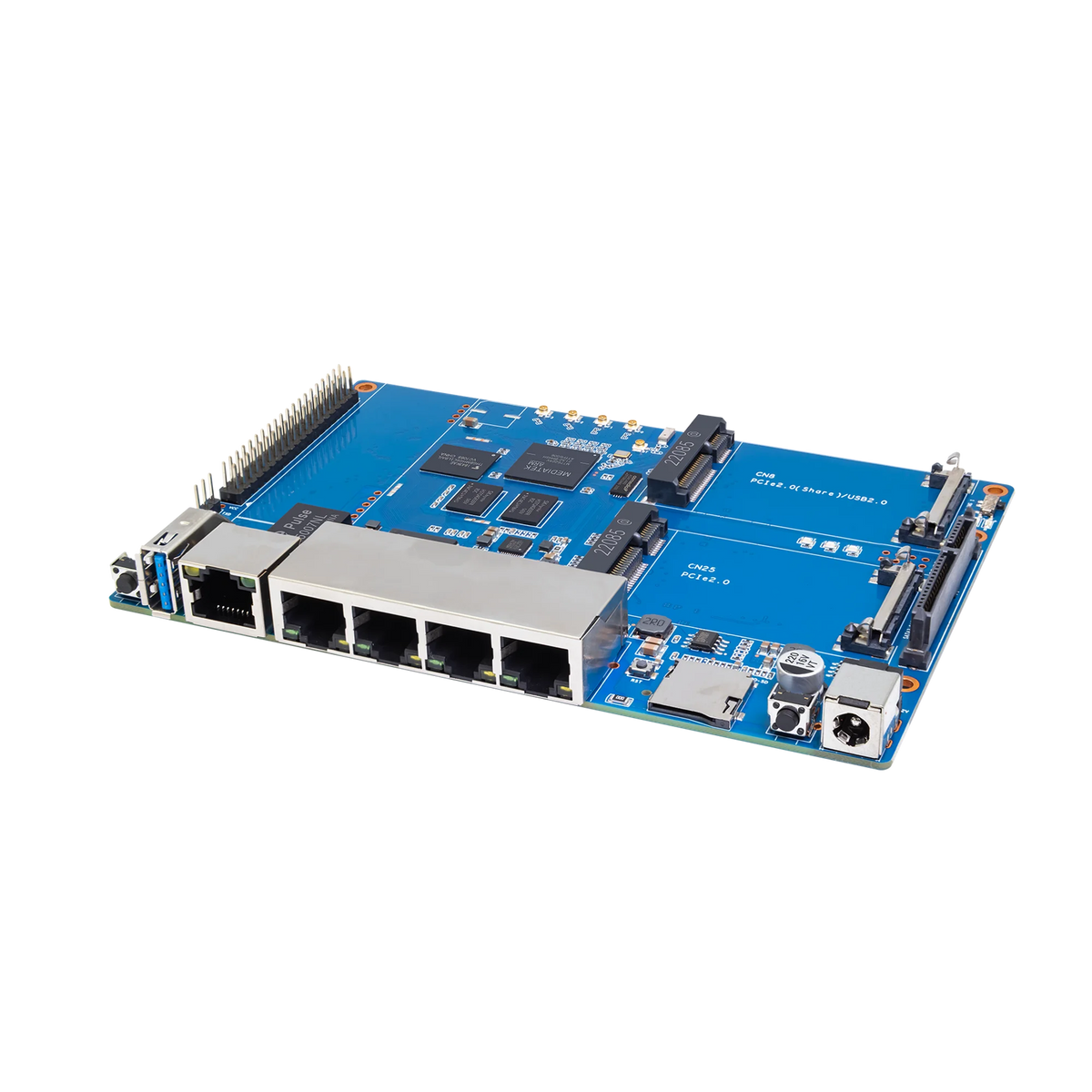 Banana PI BPI-R64 Set MT7615 Module MediaTek MT7622 8G eMMC flash 1G DDR3 Support POE 4G Module Raspberry Orange Pi