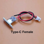 5pcs USB Adapter Cable PH2.0mm Terminal Micro USB Jack Type-C Charging Port 2P Strip Line Of Solder Joint Male Female Connector