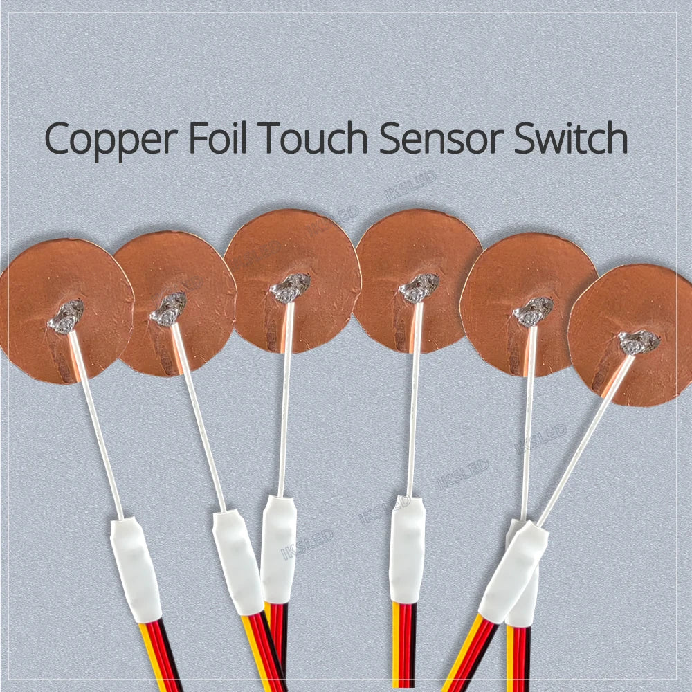 DC3.7V5V12V24V Mini Touch Sensor Switch Copper Foil Partition Touch Switch LED Dimming Controller Penetrating Wood Board Glass