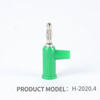 20Pcs 4MM Banana Plug Lantern Head Gun-Type Re-Insertable Test Audio Plug Welding-Free Side Screw Wiring