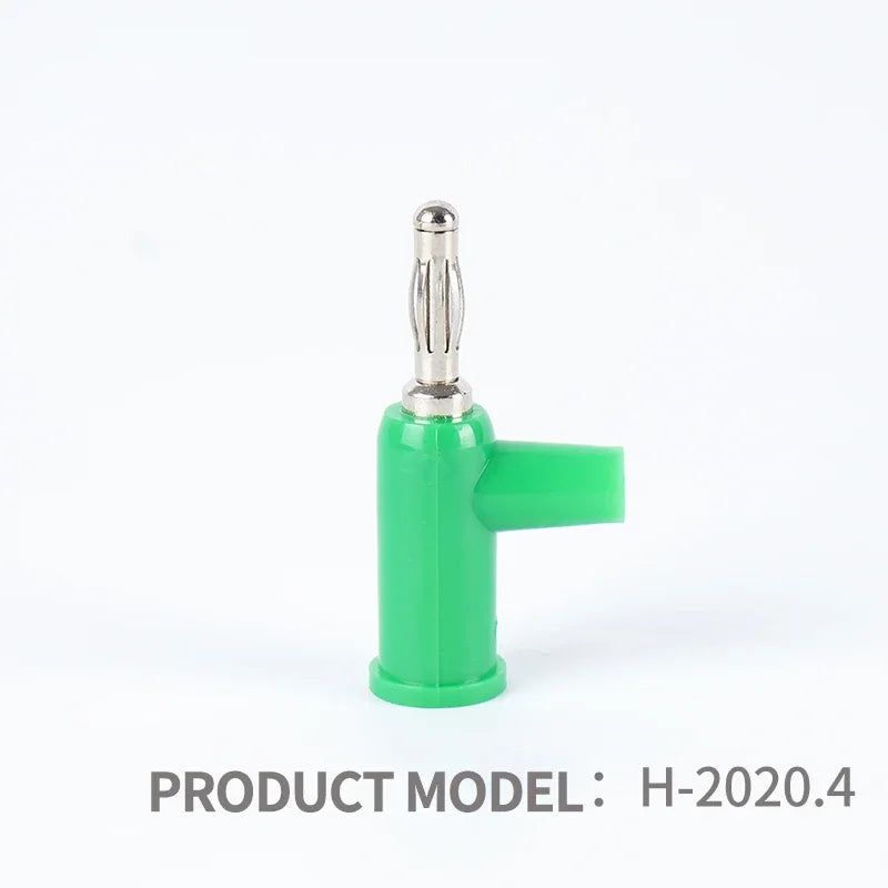 20Pcs 4MM Banana Plug Lantern Head Gun-Type Re-Insertable Test Audio Plug Welding-Free Side Screw Wiring