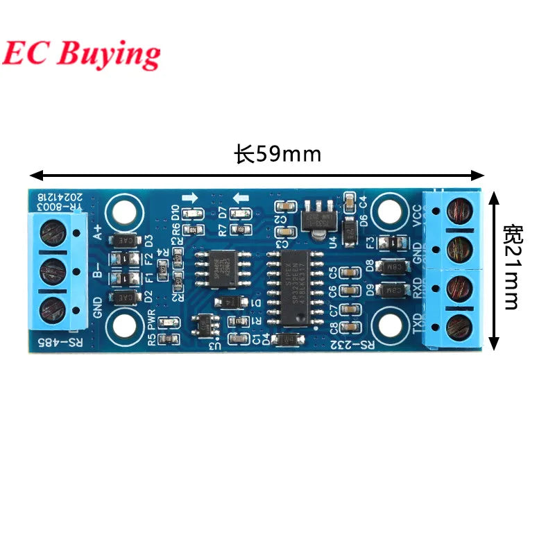 RS485 to RS485 Isolated RS-485 232 Turn 485 Repeater Communication Signal Amplifier Isolator Distance Extender Booster Converter