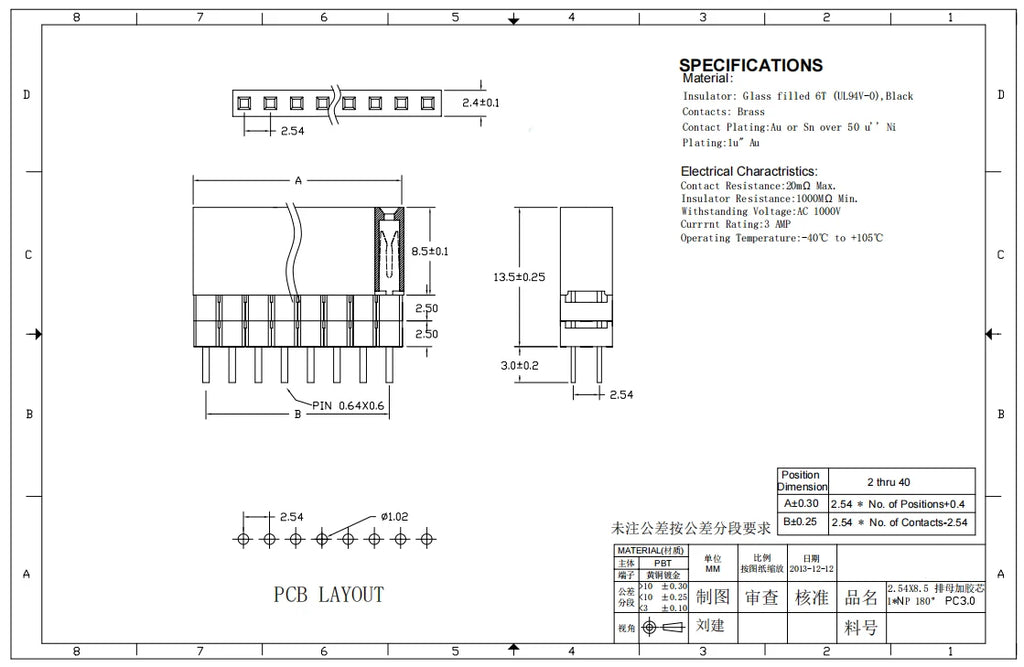 20pcs 2.54mm PC104 Single Row Extra 2.5/5/7.5mm Spacer Elevated Extended High Plastic Industrial 2.5mm PCB Female Header Socket