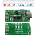 Type C BMS 2S 3S 4S 1A 2A 4A 18650 Lithium Battery Charger Board USB C Step-up Boost Module For Li-Po Polymer Power Bank