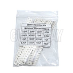 320PCS 720PCS 0603 0805 1206 SMD Capacitor Kit Assorted Kit 16/36/Values 1PF ~ 1UF