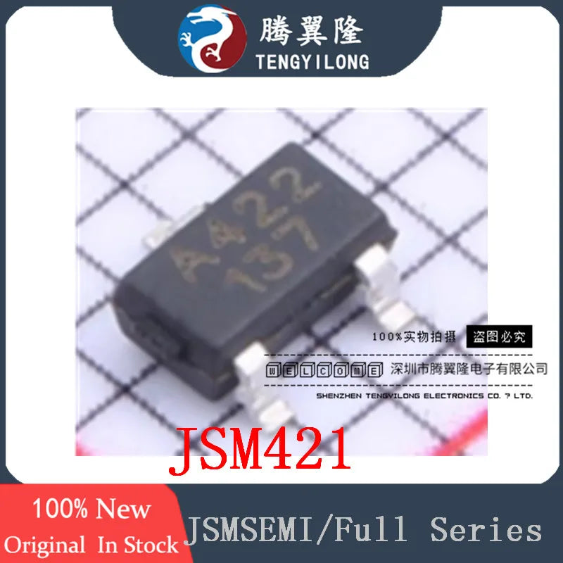 10pcs 100% New Original 44E-JSM A3144 A3144E-JSM JSM402F JSM421 JSM422 SOT-23 JSMSEMI (Jiesheng Micro) chip