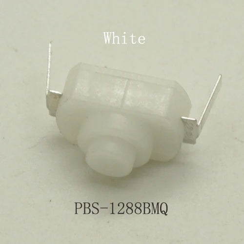 10PCS Flashlight Button 5V 1A Power ON-OFF Latching Press Locking PBS Button 12mm*8mm (12mmx8mm)  DC 30V 1A Plastic Button