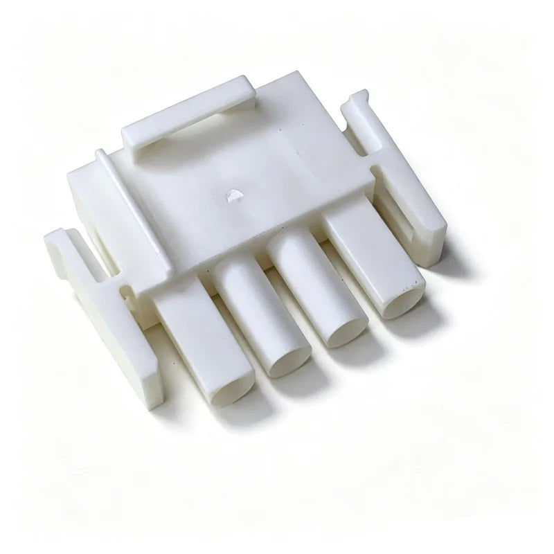 50pcs Flame Retardant 6.35mm Pitch 4-hole White Male 350779-1 Universal MATE-N-LOK 4P wt Male or Female Terminals 20cm Wire