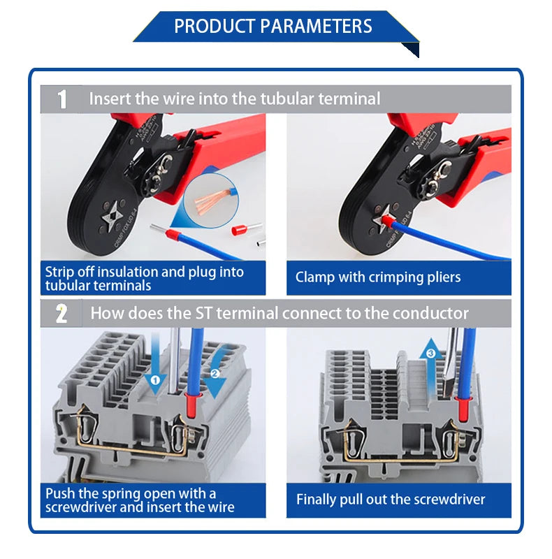 20PCS ST PT Series End Barrier Plate 1.5/2.5/4/6/10 Wire Electrical Connector Din Rail Terminal Block Accessories End Cover