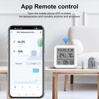Tuya WIFI Temperature and Humidity Sensor Hygrometer Thermometer with/No LCD Display Indoor Support Alexa Google Assistant
