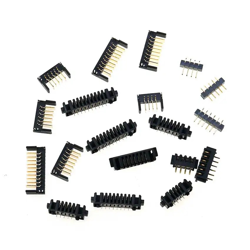 Cltgxdd 10pcs Blade Battery Connector 2.0mm 2.5mm Pitch 4 5 6 7 8 9 10 Pin Plug Male Female Socket PCB Solder Header Receptacle