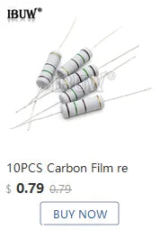 20pcs 2W Metal film resistor 1% 1R ~ 1M 2.2R 4.7R 10R 22R 47R 100R 220R 470R 1K 10K 100K 2.2 4.7 10 22 47 100 220 470 ohm