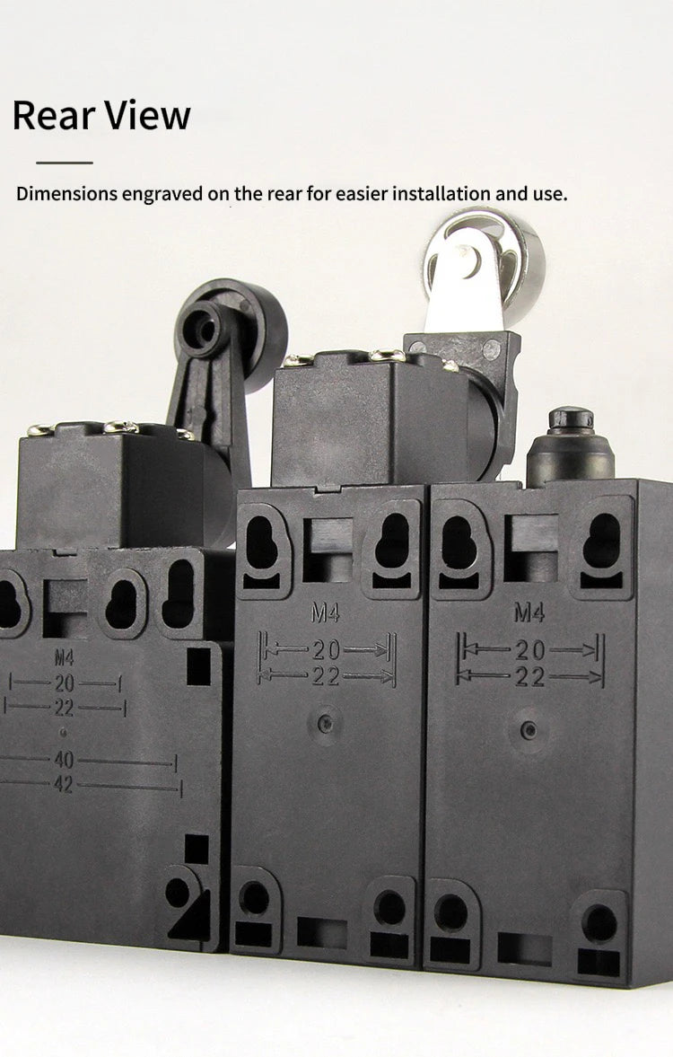 CNTD C4N-4167N Limit Switch IP67 Waterproof Coil Spring Type 3N Low Actuation Force 1NC 1NO Slow Action Forced Disconnect